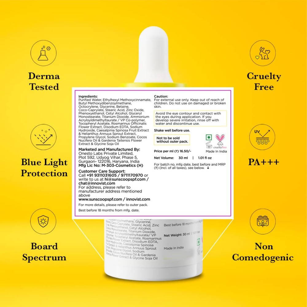 Sun Scoop Fluid Sunscreen SPF 60