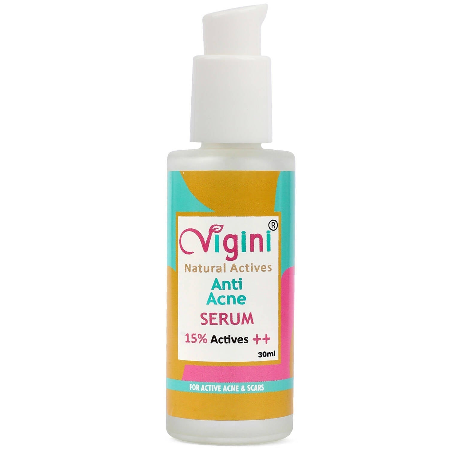 Vigini 15% Anti Acne Day Night Face Serum for Men Women Oily Skin