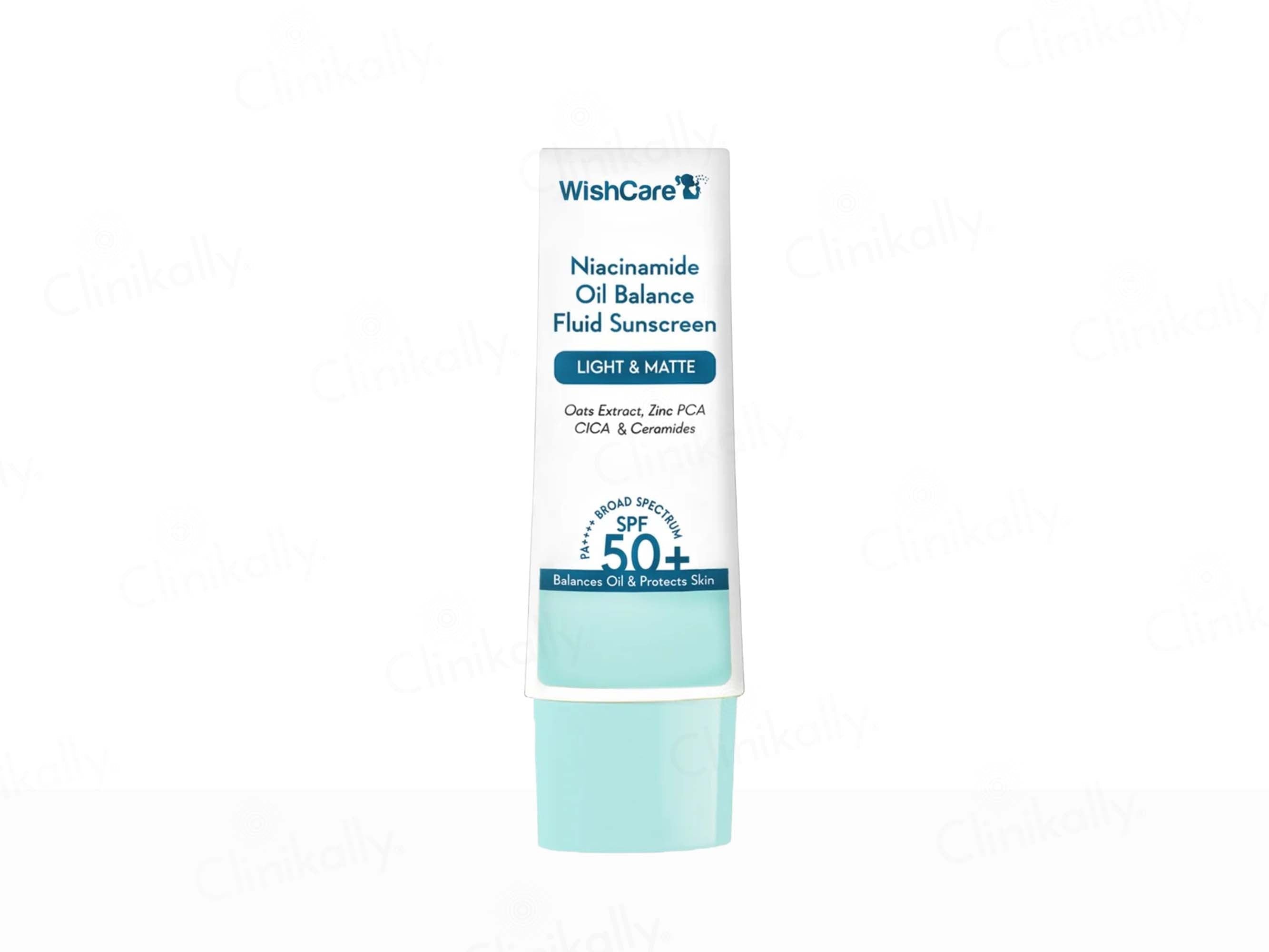 WishCare Niacinamide Oil Balance Light & Matte Fluid Sunscreen SPF 50+ PA++++