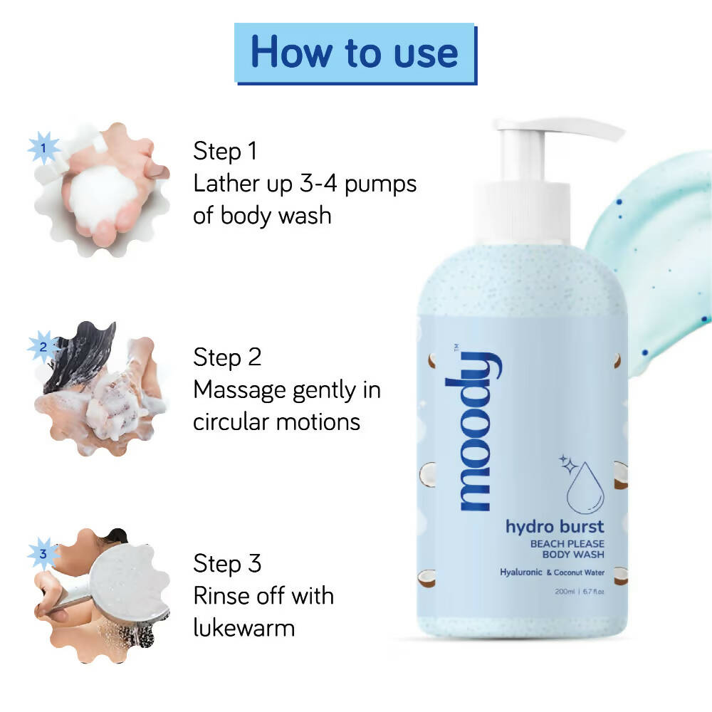 Moody 7D Hydro Burst Bleach Please Body Wash