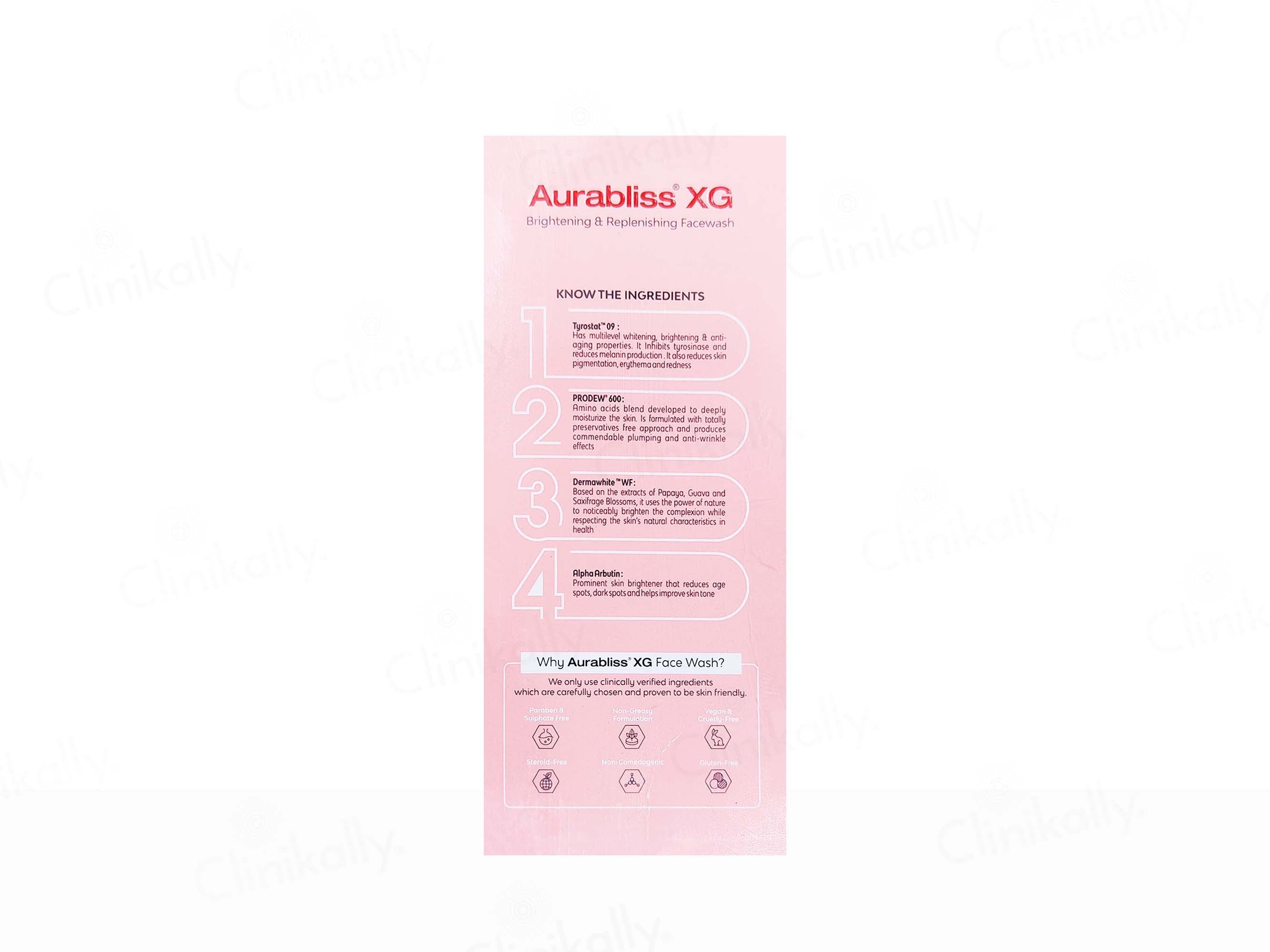 Aurabliss XG Brightening & Replenishing Facewash