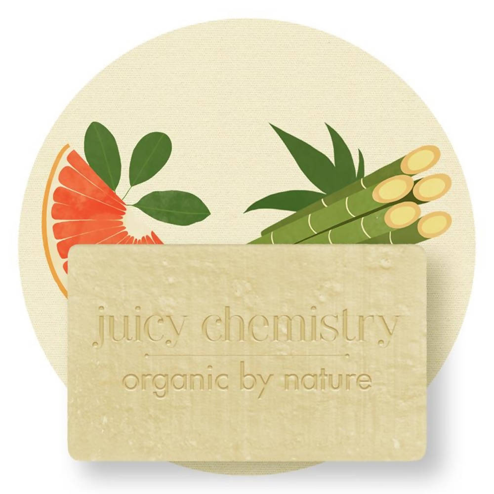 Juicy Chemistry Sugarcane & Grapefruit Organic Aha Rich Soap