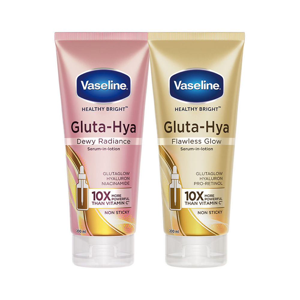Vaseline Gluta Hya Serum-in-Lotion - Dewy Radiance & Flawless Glow Combo