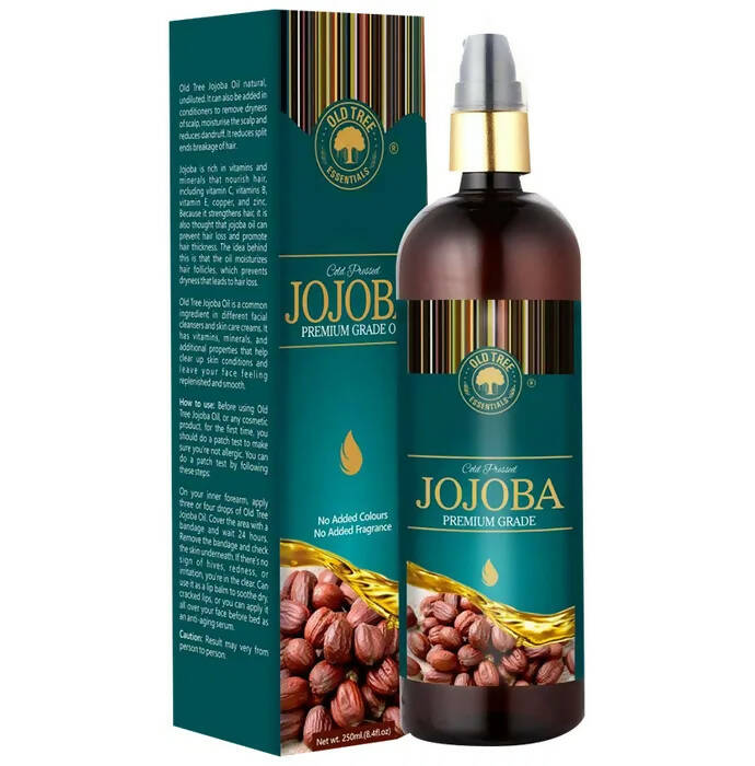 Old Tree Cold Pressed Jojoba Premium Grade Hair Oil