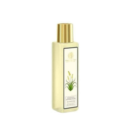 Forest Essentials Silkening Shower Wash Lime Saffron Oudh | Ayurvedic Natural Body Wash for Soft & Smooth Skin