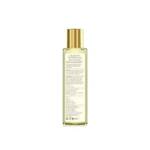 Forest Essentials Silkening Shower Wash Lime Saffron Oudh | Ayurvedic Natural Body Wash for Soft & Smooth Skin