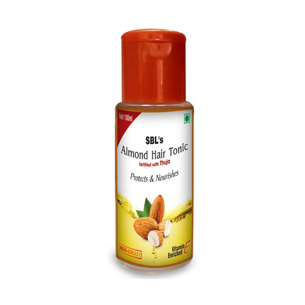 SBL Homeopathy Almond Hair Tonic Fortified With Thuja Oil