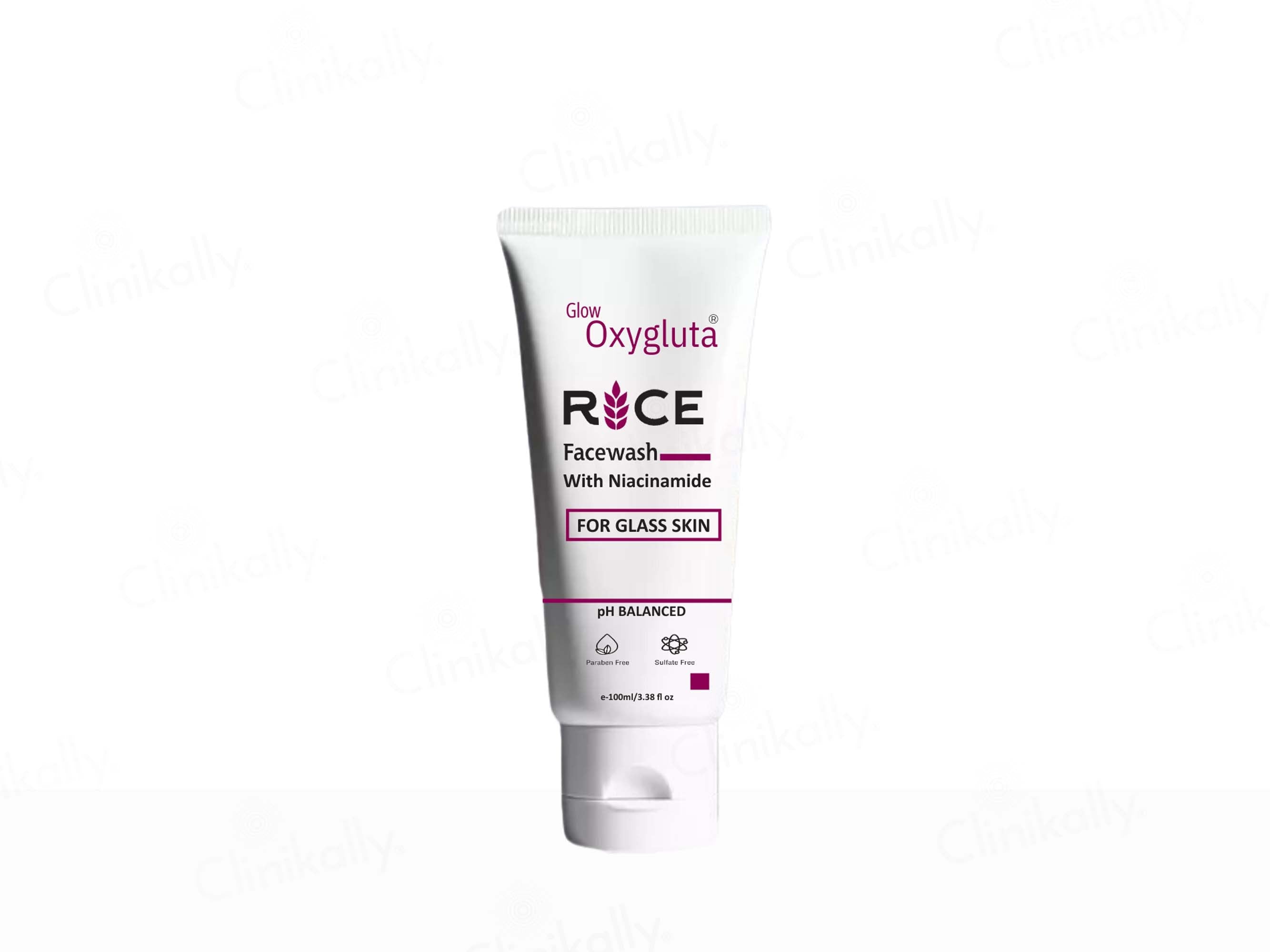 Glow Oxygluta Rice Facewash For Glass Skin