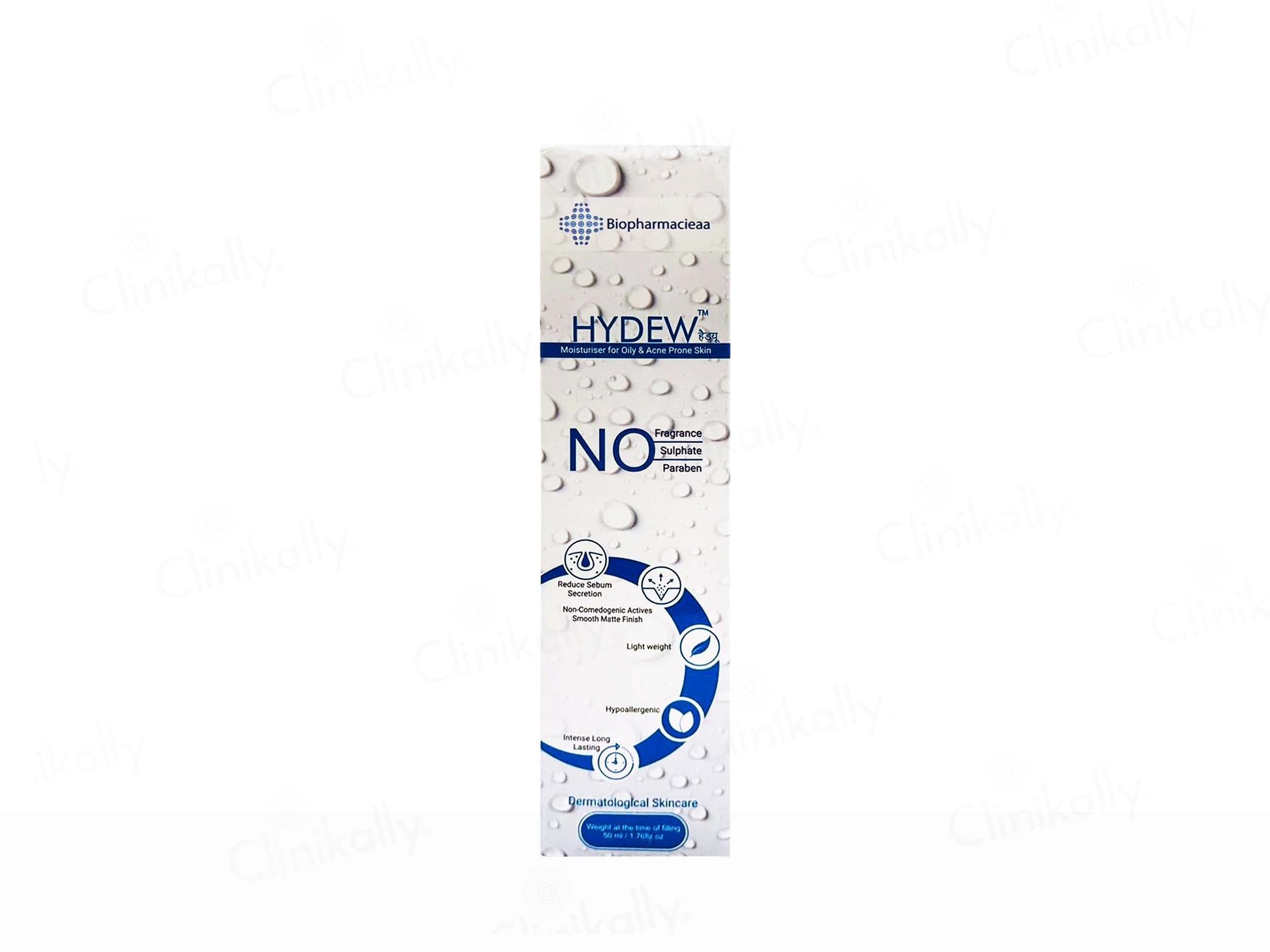 Hydew Moisturiser For Oily & Acne Prone Skin