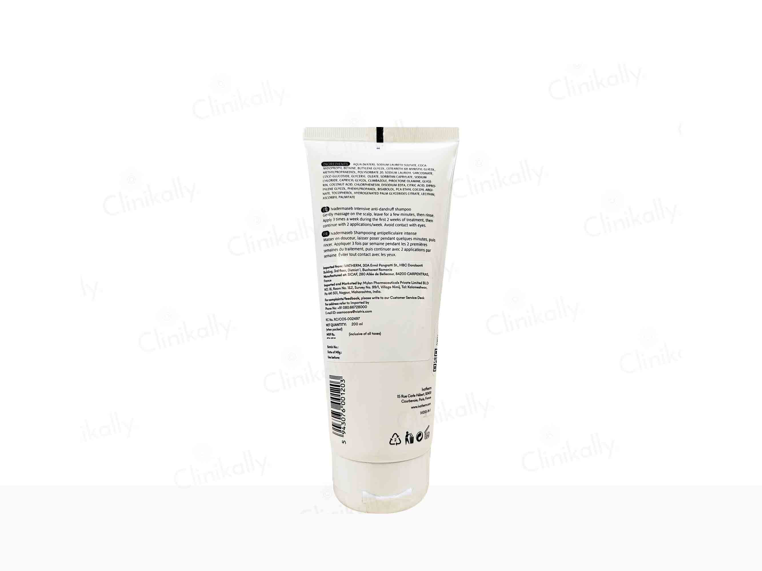 Ivatherm Ivadermaseb Intensive Anti-Dandruff Shampoo