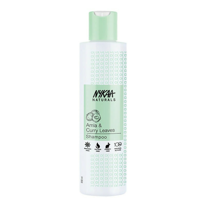 Nykaa Naturals Longer & Thicker Hair - Free Shampoo With Amla, Curry Leaves & Coconut Oil