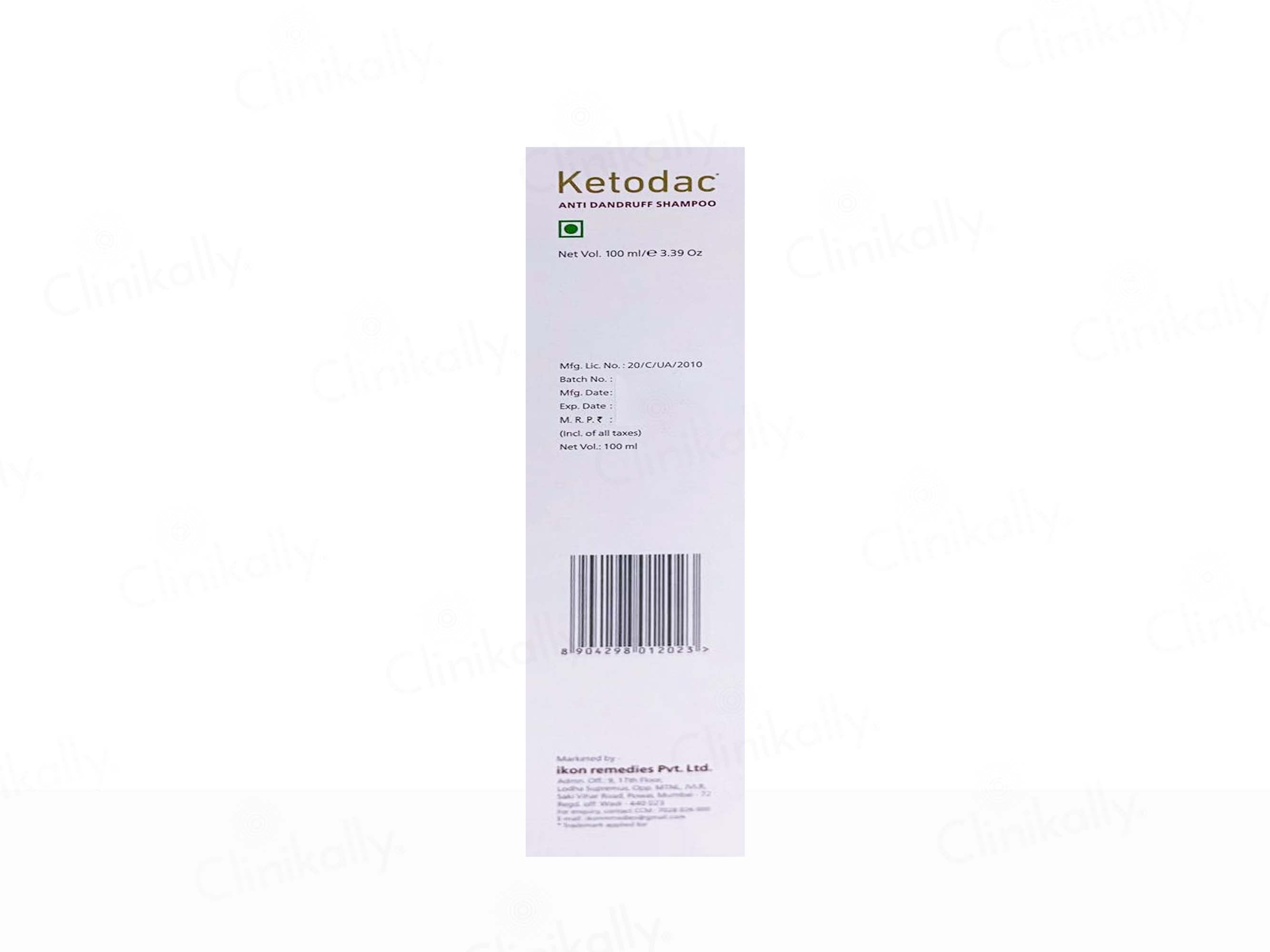 Ketodac Anti Dandruff Shampoo