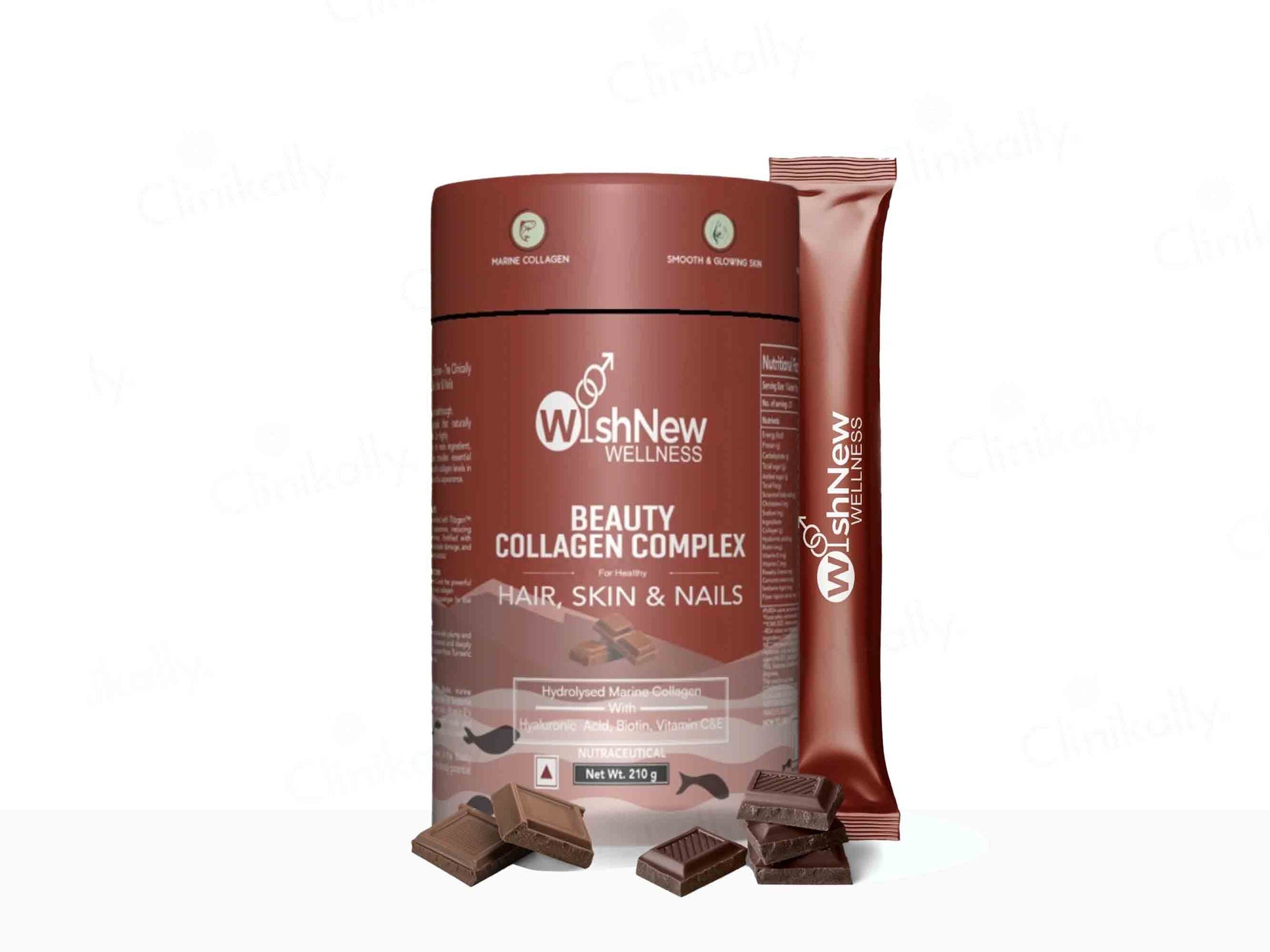 WishNew Wellness Beauty Collagen For Healthy Hair, Skin & Nails