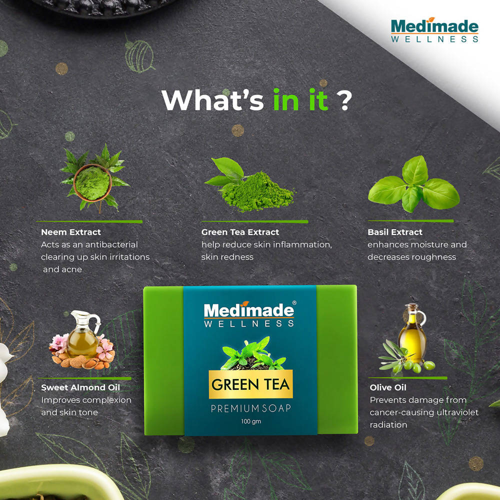 Medimade Wellness Green Tea Premium Soap