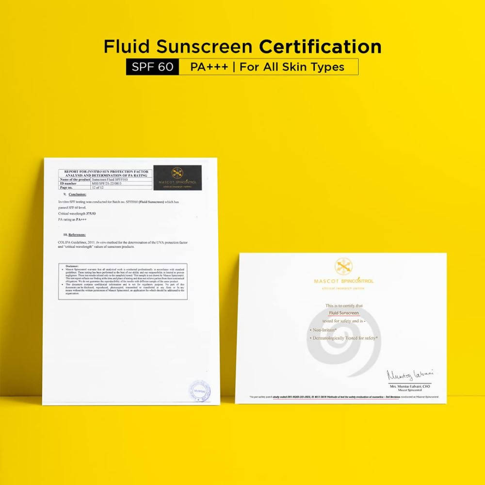 Sun Scoop Fluid Sunscreen SPF 60