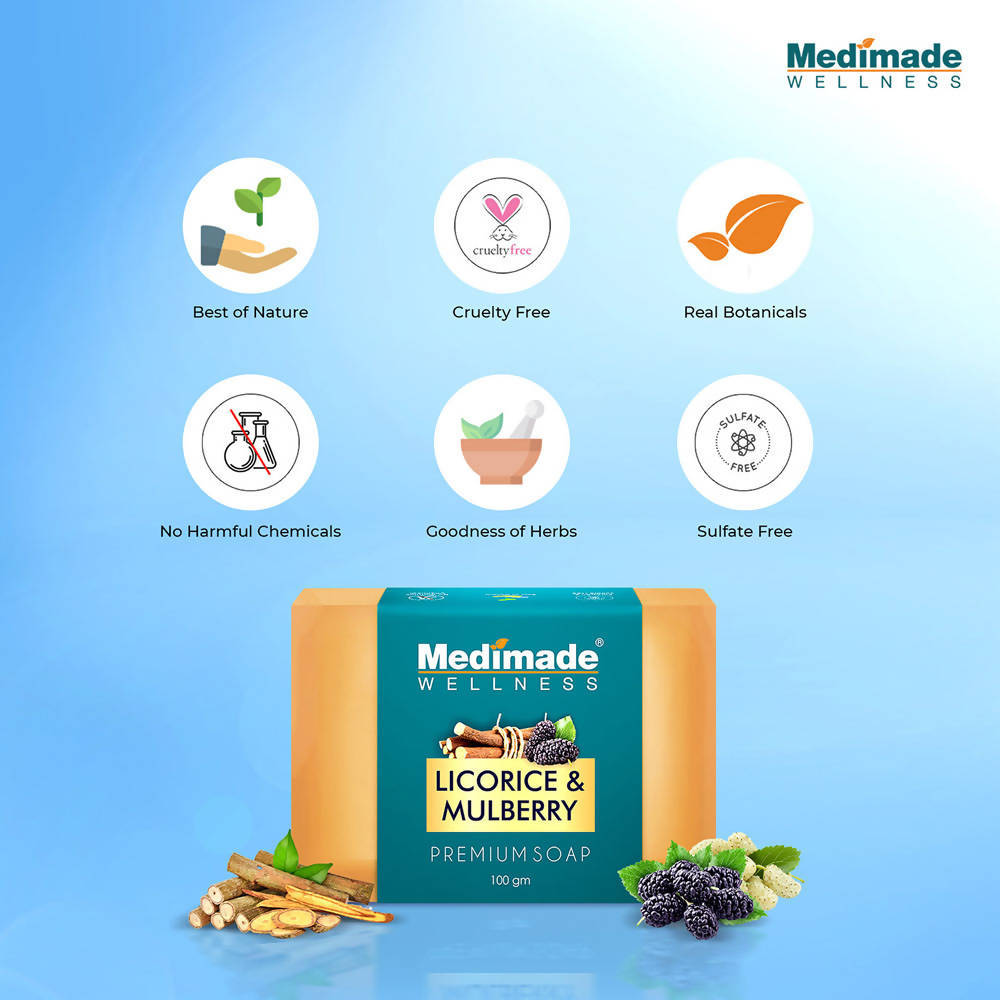 Medimade Wellness Licorice & Mulberry Premium Soap