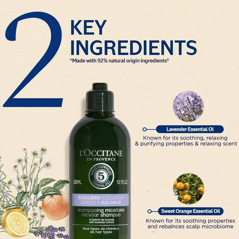 L'Occitane Gentle & Balance Micellar Shampoo