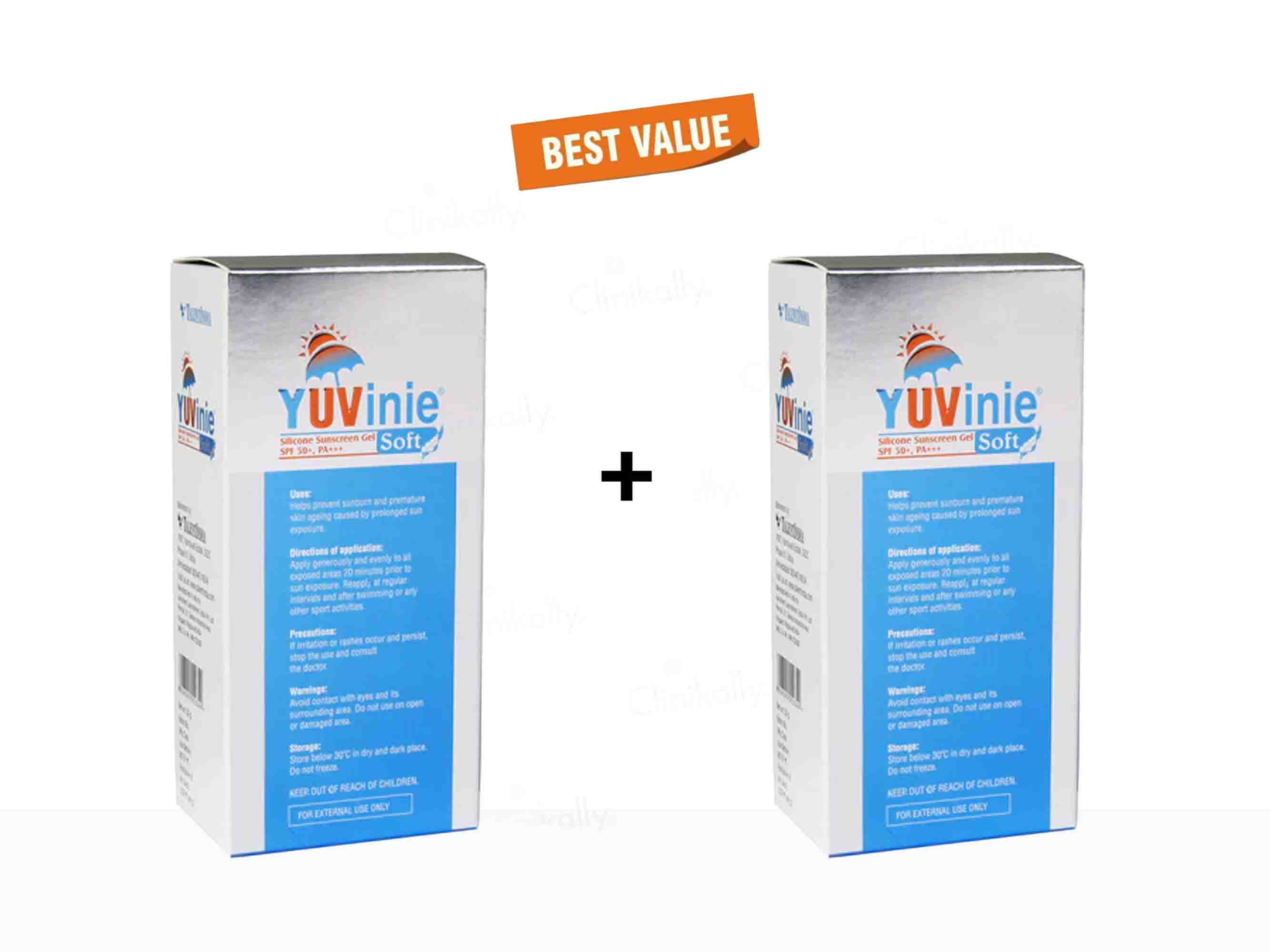 Yuvinie Soft Silicone Sunscreen Gel SPF 50+