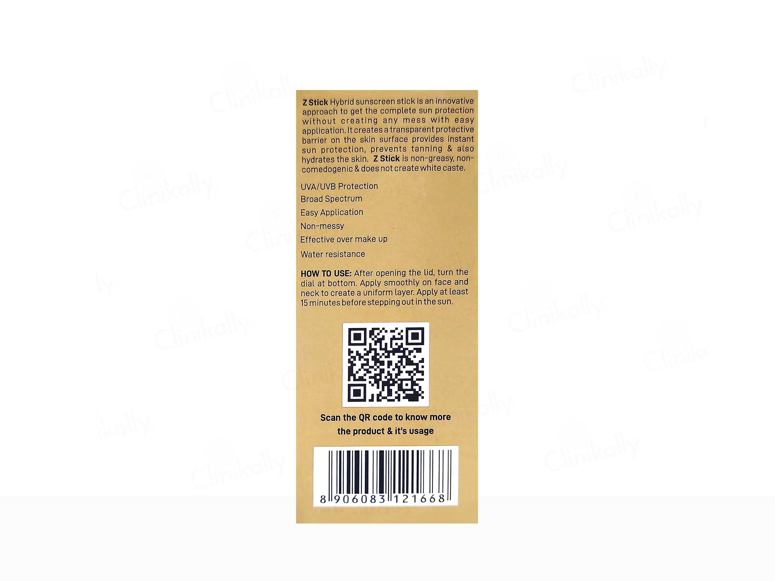 Z Stick Hybrid Sunscreen Stick