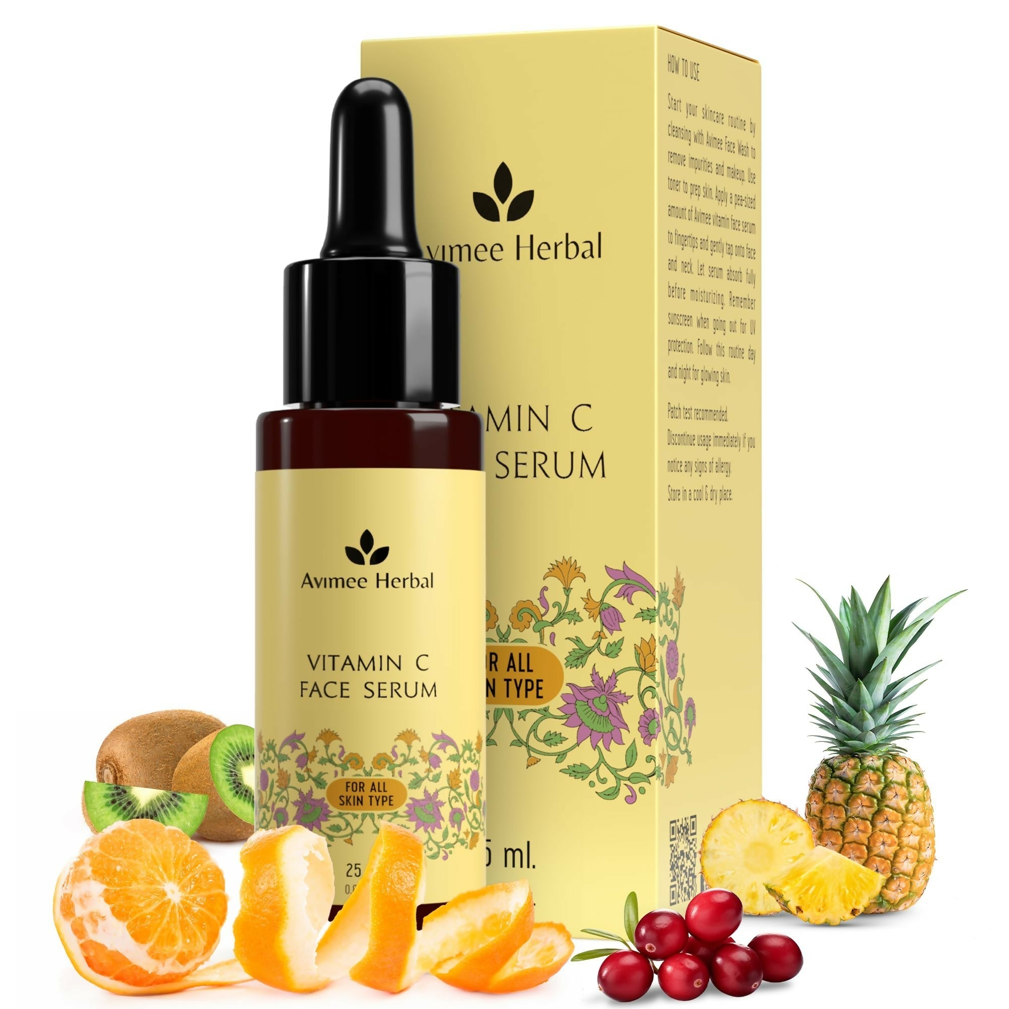 Avimee Herbal Vitamin C Serums For Face: Glowing Skin & Anti - Aging Benefits - Vamzn#