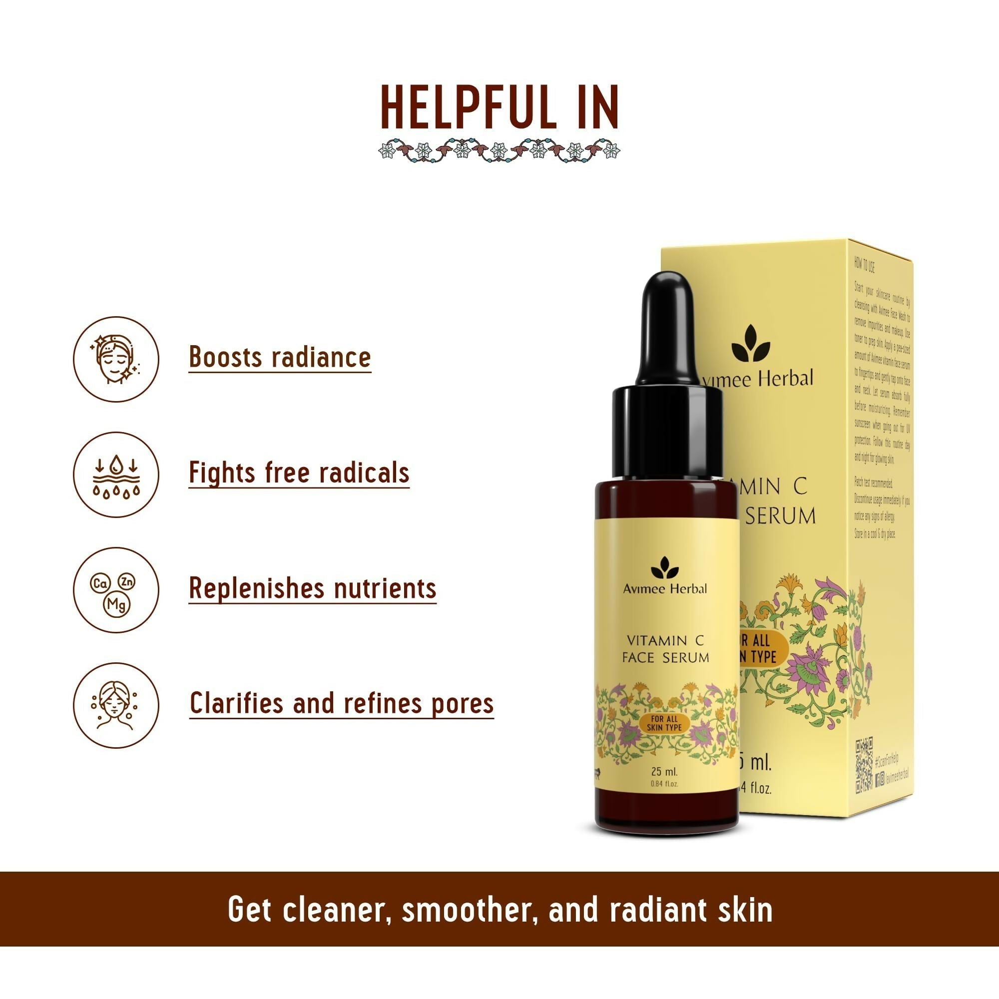 Avimee Herbal Vitamin C Serums For Face: Glowing Skin & Anti - Aging Benefits - Vamzn#