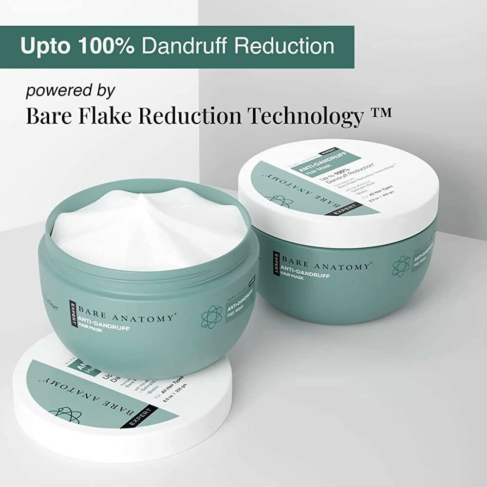 Bare Anatomy Expert Anti - Dandruff Hair Mask with Biotin & Solicylic for Hair Smoothing & Conditioning - Vamzn#