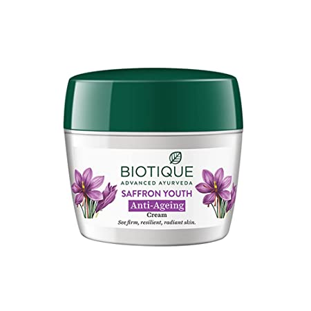 Biotique Advanced Ayurveda Bio Saffron Youth Anti - aging Cream - Vamzn#