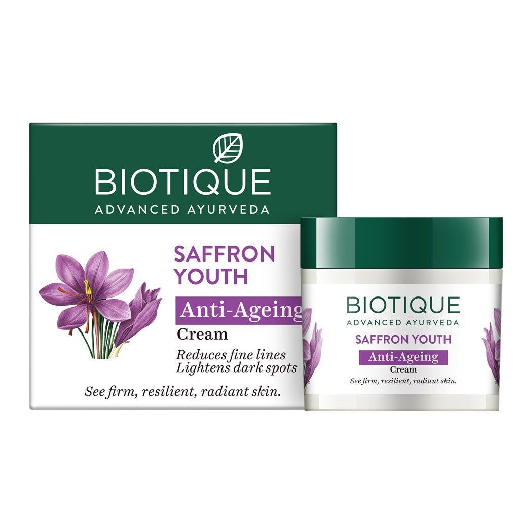 Biotique Advanced Ayurveda Bio Saffron Youth Anti - aging Cream - Vamzn#
