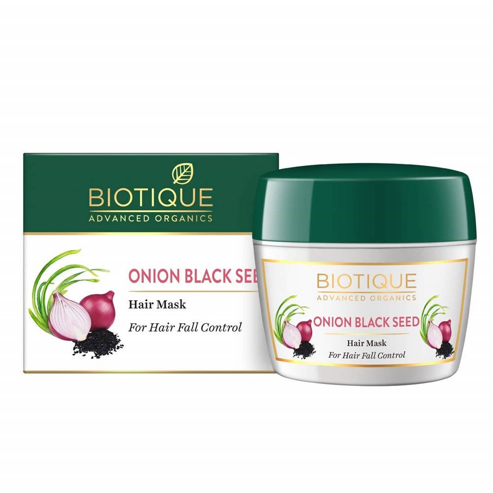 Biotique Advanced Organics Onion Black seed Hair Mask For Hair Fall Control - Vamzn#