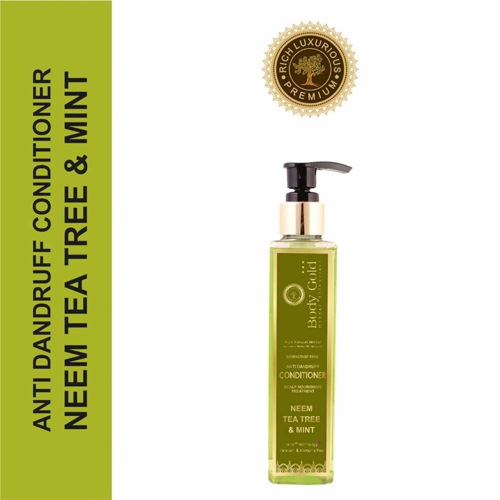 Body Gold Anti Dandruff Hair Conditioner Neem Tea Tree & Mint - Vamzn#