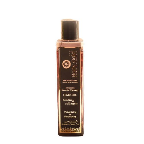 Body Gold Biotin & Collagen Hair Oil - Vamzn#