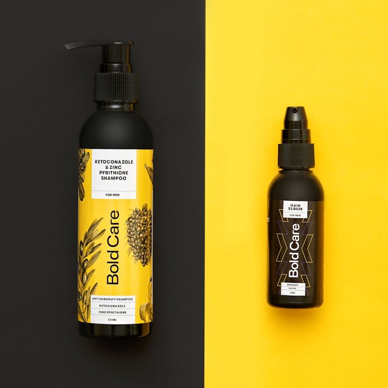 Bold Care Procapil - enriched Serum & Anti - dandruff Shampoo For Men Combo - Vamzn#