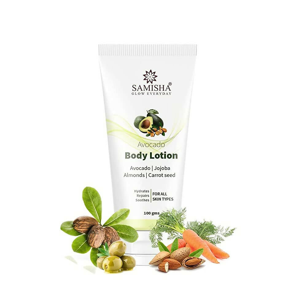 Samisha Natural Avocado Body Lotion For Dry Skin