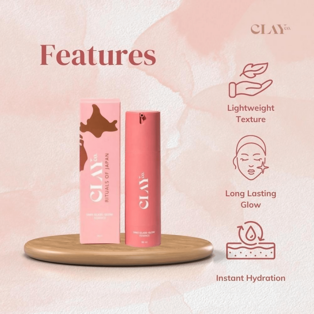 Clayco Sake Glass - Glow Essence Face Serum - Vamzn#