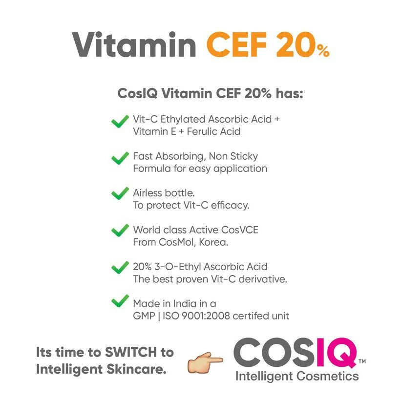 Cos - IQ Vitamin CEF - 20% Face Serum - Vamzn#