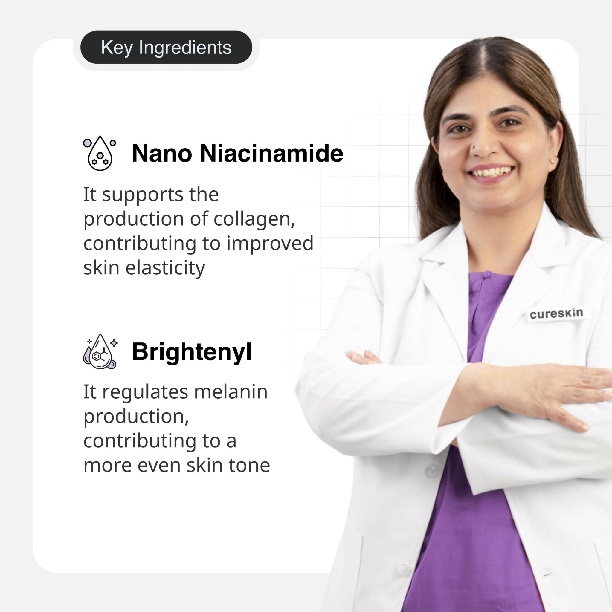 Cureskin Advance Renewal Niacinamide Face Serum - Vamzn#