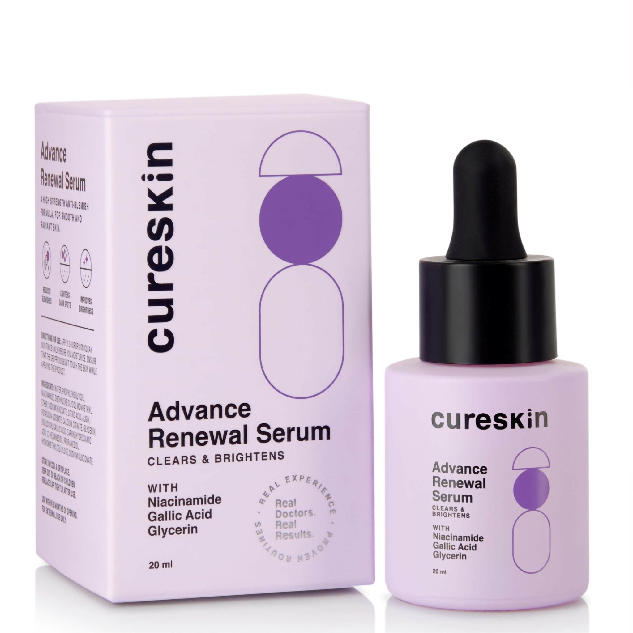 Cureskin Advance Renewal Niacinamide Face Serum - Vamzn#