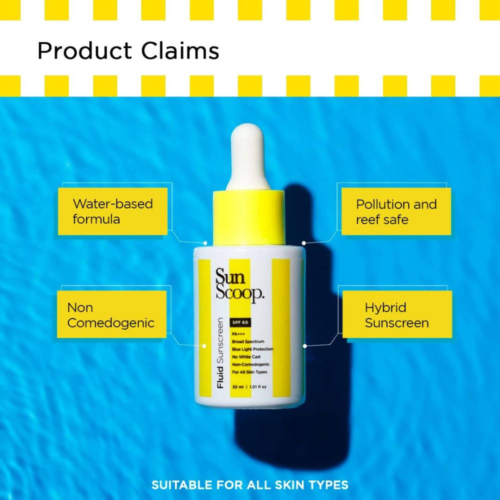 Sun Scoop Fluid Sunscreen SPF 60