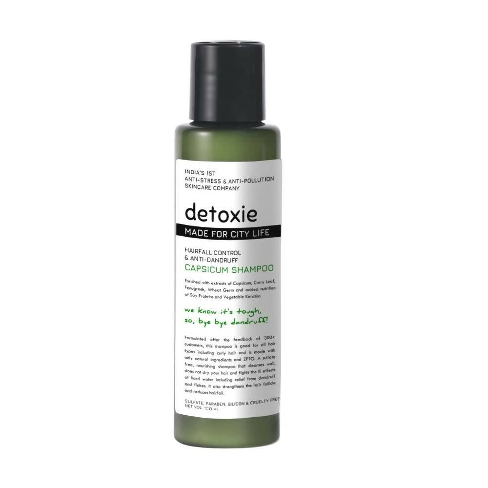 Detoxie Hairfall Control & Anti - Dandruff Capsicum Shampoo - Vamzn#