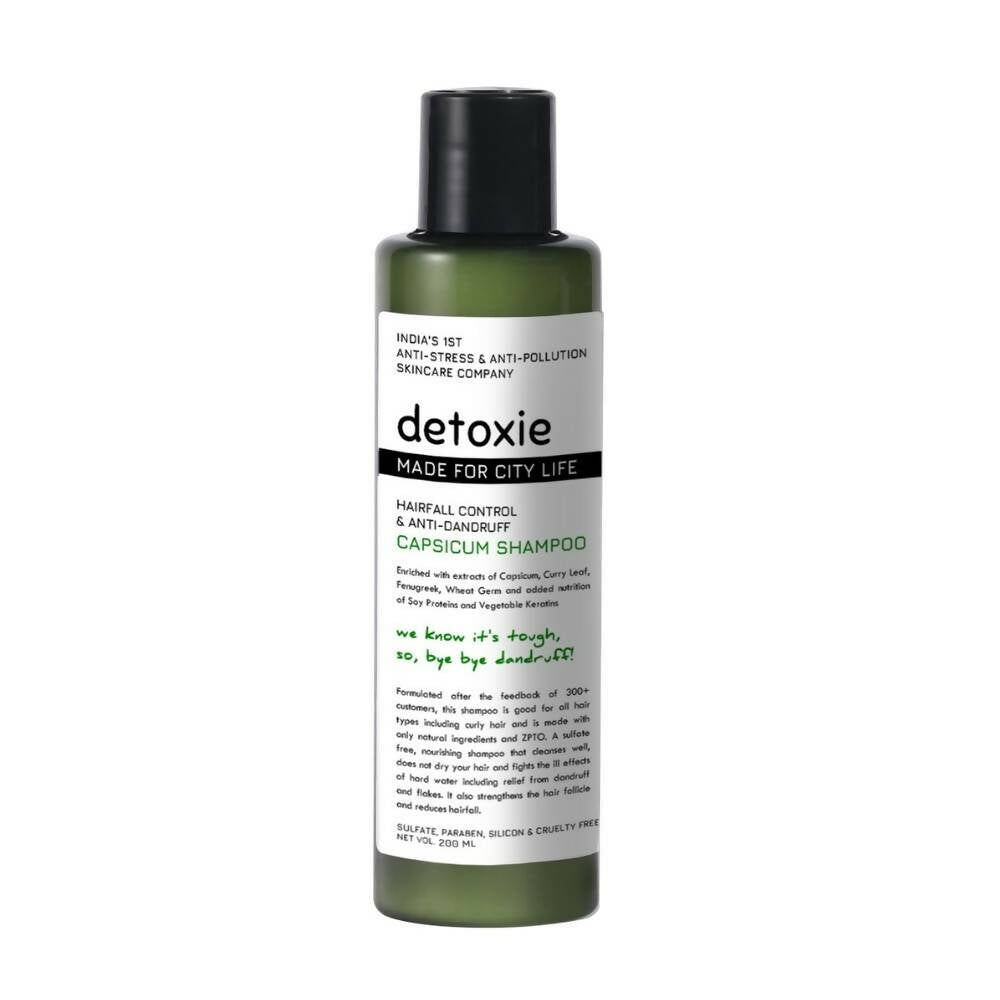 Detoxie Hairfall Control & Anti - Dandruff Capsicum Shampoo - Vamzn#