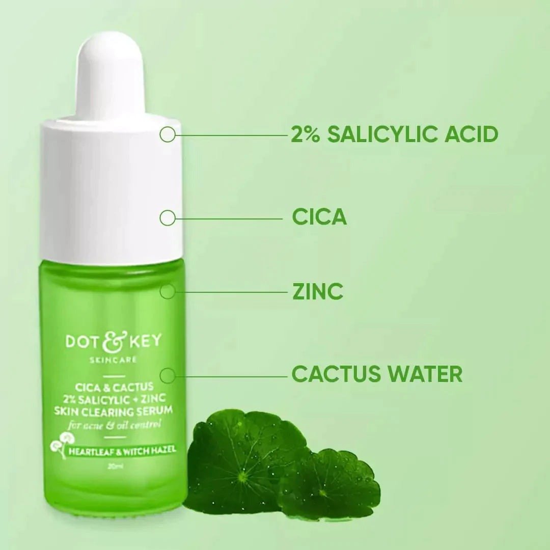 Dot & Key 2% Salicylic + Zinc Acne Busting Face Serum For Acne & Oil Control - Vamzn#