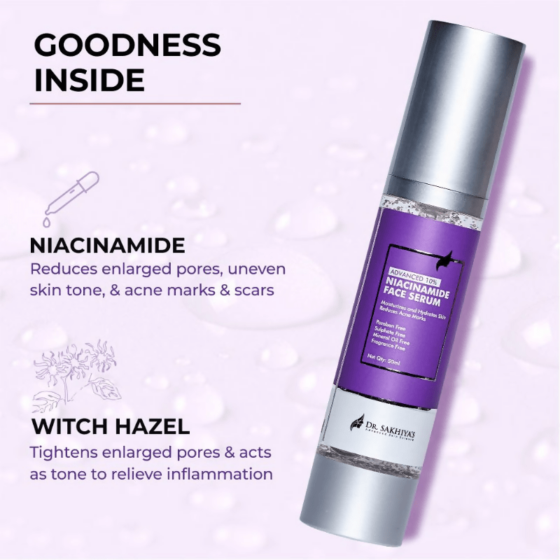 Dr.Sakhiya Advanced 10% Niacinamide Face Serum - Vamzn#