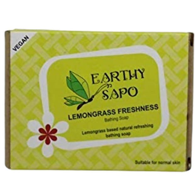 Earthy Sapo Lemongrass Freshness Bathing Soap - Vamzn#