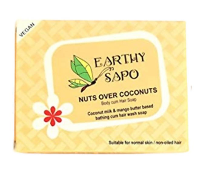 Earthy Sapo Nuts over Coconuts Body Cum Hair Soap - Vamzn#
