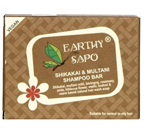 Earthy Sapo Shikakai & Multani Shampoo Bar - Vamzn#