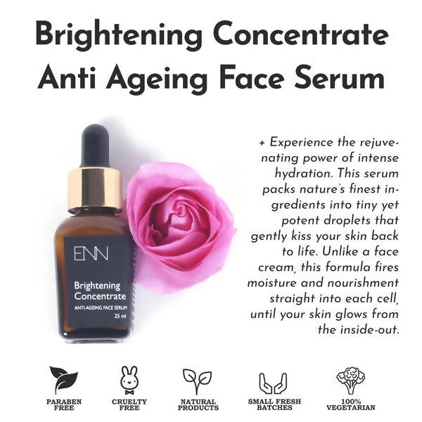 Enn Brightening Concentrate Anti - Ageing Face Serum - Vamzn#