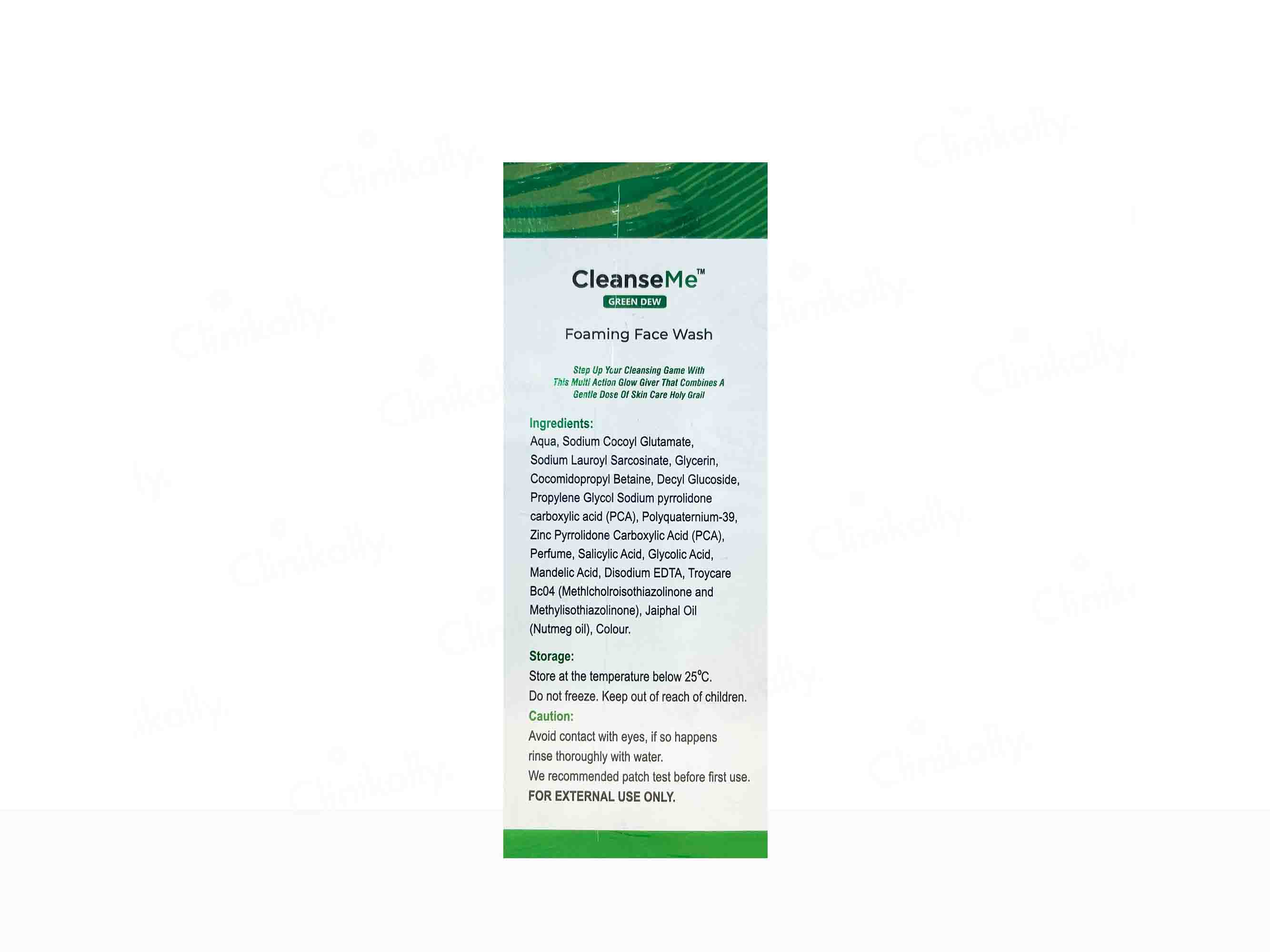 CleanseMe Green Dew Foaming Facewash