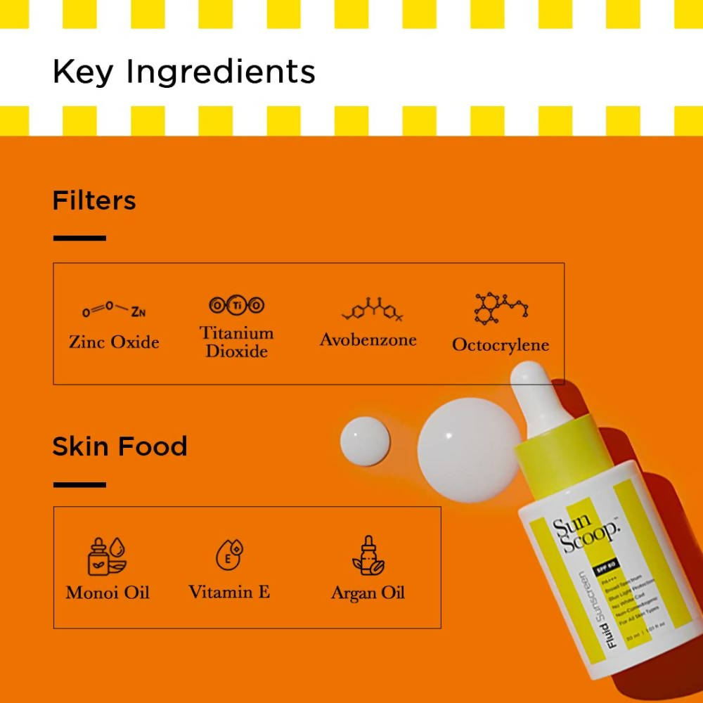 Sun Scoop Fluid Sunscreen SPF 60