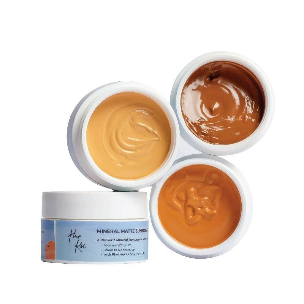 The Harkoi Mineral Matte Sunscreen - SPF 35 - Shade #3
