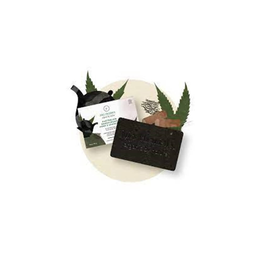 Juicy Chemistry Australian Sandalwood, Hemp & Charcoal Soap For Cold Pressed